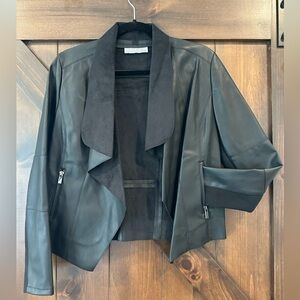 Black Faux Leather Jacket